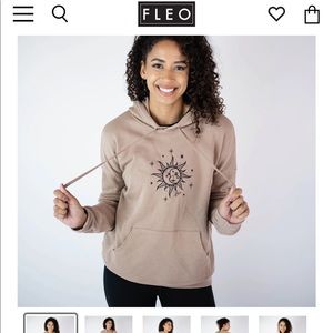 Fleo Sun Moon hoodie, size XS